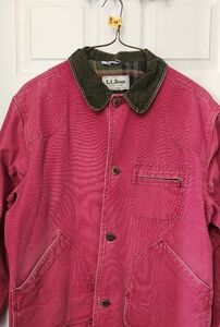 Barn Coat LL Bean Men's size Large color Red